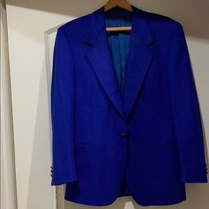 Versace V2, vintage, gorgeous blue blazer! Woman’s size medium.